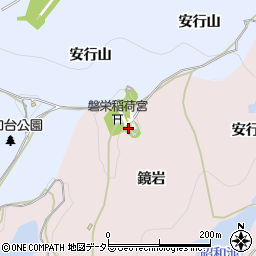 京都府亀岡市下矢田町（鏡岩）周辺の地図