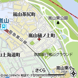 京都府京都市西京区嵐山樋ノ上町18-31周辺の地図