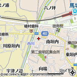 ローソン亀岡馬堀店周辺の地図