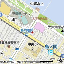 滋賀県大津市島の関2周辺の地図