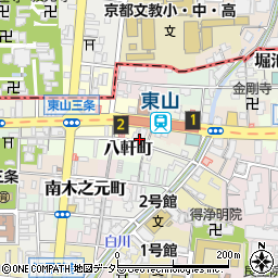京都府京都市東山区今小路町81-4周辺の地図