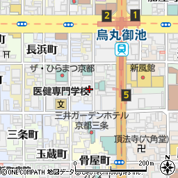 京都府京都市中京区柿本町393周辺の地図