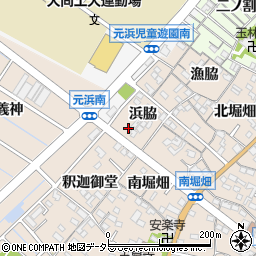 愛知県東海市養父町浜脇56周辺の地図