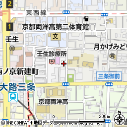 京都府京都市中京区西ノ京北小路町9-9周辺の地図
