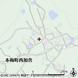 京都府亀岡市本梅町西加舎斧磨13周辺の地図