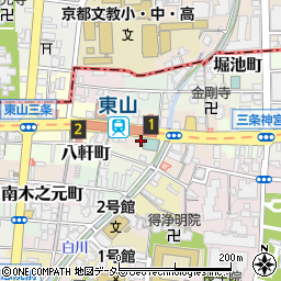 京都府京都市東山区今小路町91-1周辺の地図