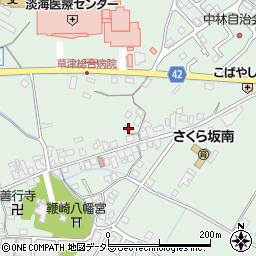 滋賀県草津市矢橋町1589周辺の地図