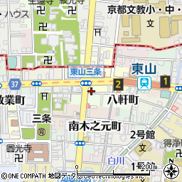 京都府京都市東山区西海子町45周辺の地図