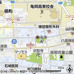 京都府亀岡市突抜町周辺の地図