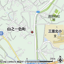 三重県四日市市山之一色町2407周辺の地図
