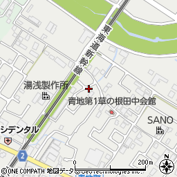 滋賀県草津市青地町636周辺の地図