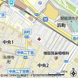 株式会社滋賀銀行　労働組合周辺の地図