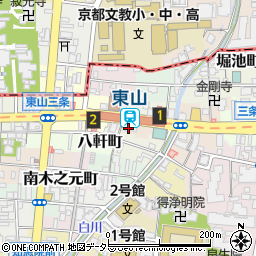 京都府京都市東山区今小路町85周辺の地図
