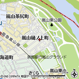 京都府京都市西京区嵐山樋ノ上町18-25周辺の地図