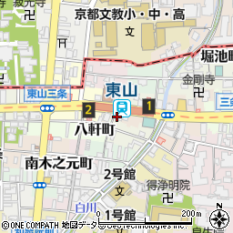 京都府京都市東山区今小路町84周辺の地図