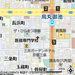 京都府京都市中京区柿本町395周辺の地図