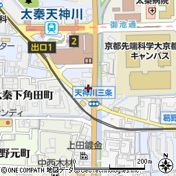 足立石油株式会社　天神川給油所周辺の地図