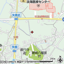 滋賀県草津市矢橋町1859周辺の地図