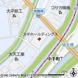 愛知県大府市横根町新江62周辺の地図