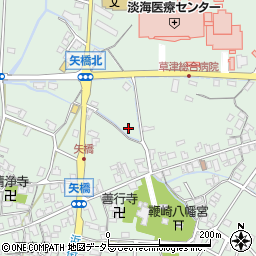 滋賀県草津市矢橋町1858周辺の地図