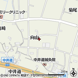 愛知県東海市加木屋町向山周辺の地図