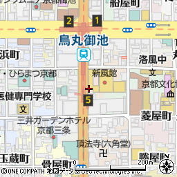 グローブスペックス　京都店周辺の地図