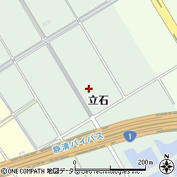 静岡県静岡市葵区立石周辺の地図
