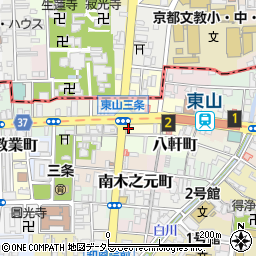 京都府京都市東山区西海子町43-5周辺の地図