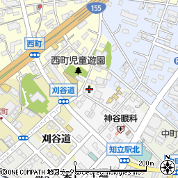 愛知県知立市西町西1周辺の地図