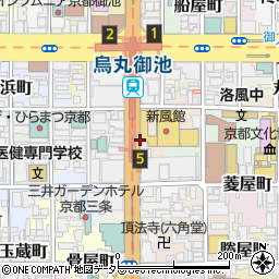 ｇｒｅｅｎｂｅａｎｔｏｂａｒＣＨＯＣＯＬＡＴＥ京都店周辺の地図