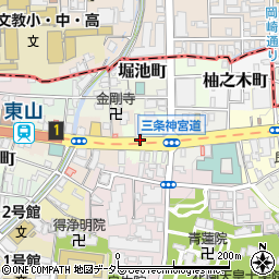 京都府京都市東山区西町周辺の地図