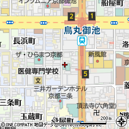 京都府京都市中京区柿本町396周辺の地図