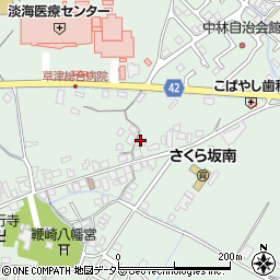 滋賀県草津市矢橋町1554周辺の地図