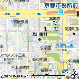 ＴＯＰｔｏＴＯＰ京都寺町店周辺の地図
