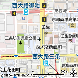 京都民際日本語学校日本語教師養成講座周辺の地図