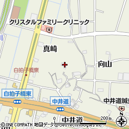 愛知県東海市加木屋町真崎周辺の地図