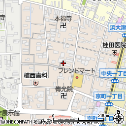 滋賀県大津市長等2丁目周辺の地図