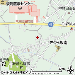 滋賀県草津市矢橋町1587周辺の地図
