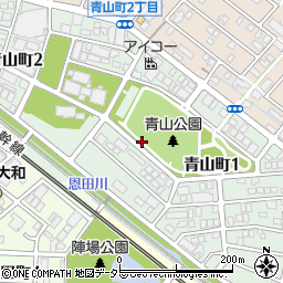 愛知県刈谷市青山町周辺の地図