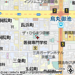京都府京都市中京区役行者町周辺の地図