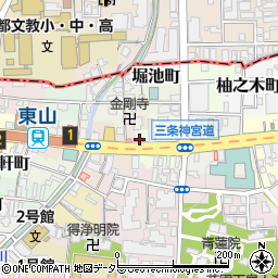 京都府京都市東山区西町128周辺の地図