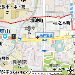 京都府京都市東山区西町141周辺の地図