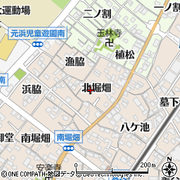 愛知県東海市養父町北堀畑周辺の地図