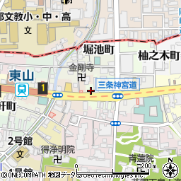 京都府京都市東山区西町131周辺の地図