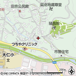 静岡県伊豆の国市田京64周辺の地図