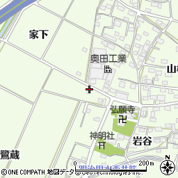 愛知県豊田市和会町上折場周辺の地図