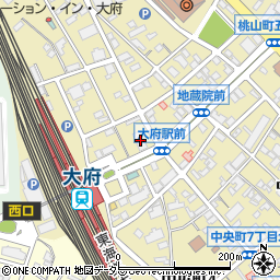 三菱ＵＦＪ銀行大府支店周辺の地図