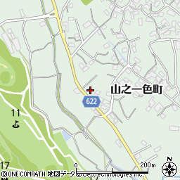 三重県四日市市山之一色町2096周辺の地図