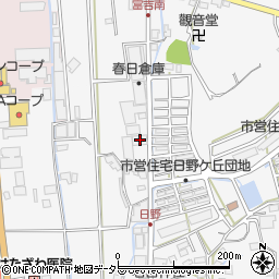 兵庫県西脇市日野町14周辺の地図