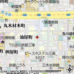 京都府京都市中京区福長町周辺の地図